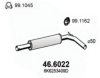 VW 6K6253409AB Middle Silencer